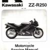 Mai multe informaţii despre "Kawasaki ZZR 250 1990-1996 Repair Manual Supplement"